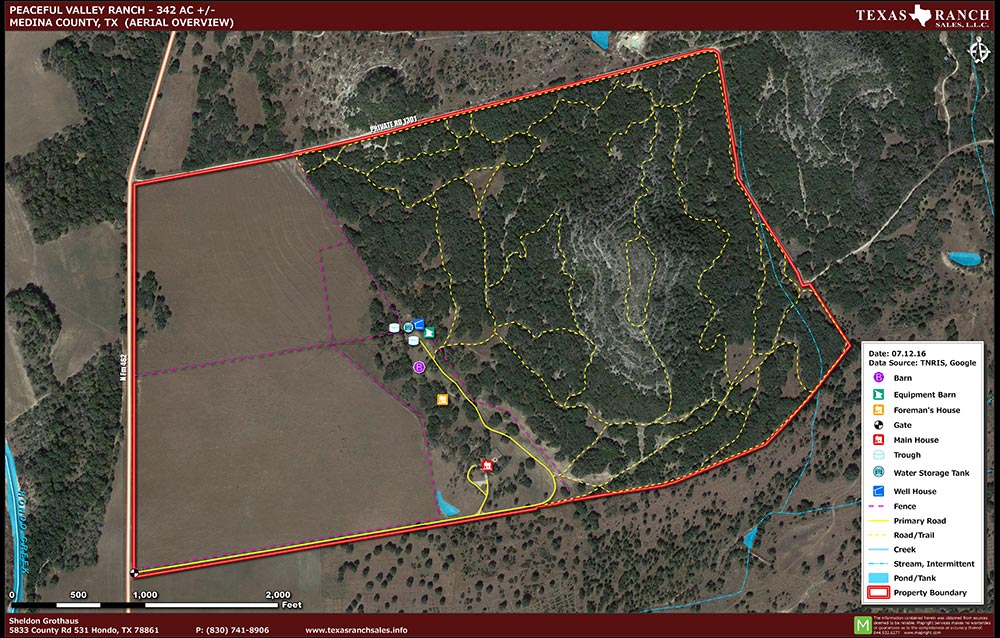Texas ranch for sale 342 Acres. Ranch real estate in Medina County