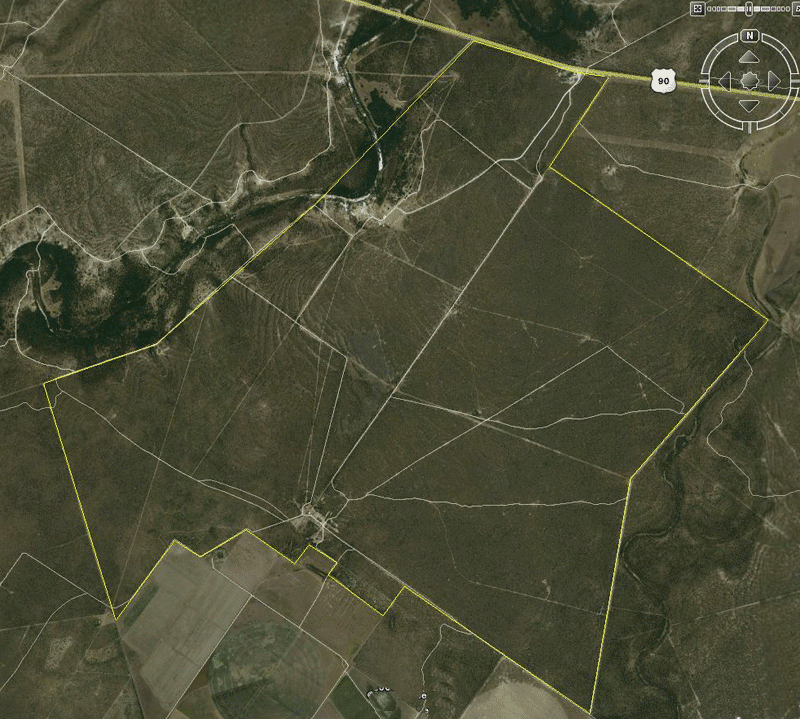 4000 Acre Ranch Kinney Aerial Map