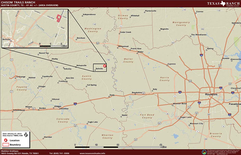 81 Acre Ranch Austin Location Map Map