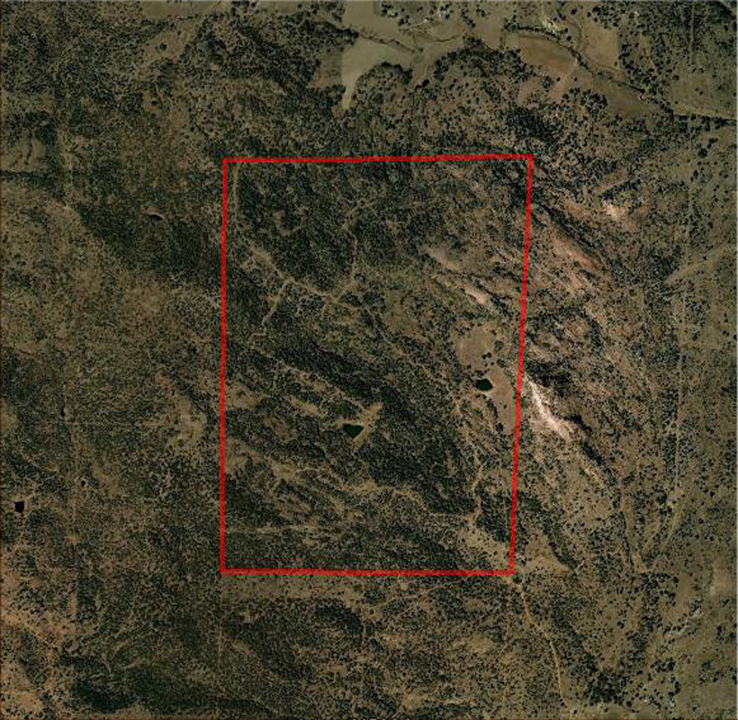 936 Acre Ranch Llano Aerial Map
