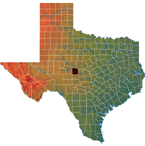 Concho county water resource map