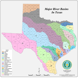 Texas Major River Basins